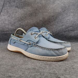 Sperry Shoes Womens 9.5 Boat Moccasin Loafer Leather Nautical Preppy Lifestyle
